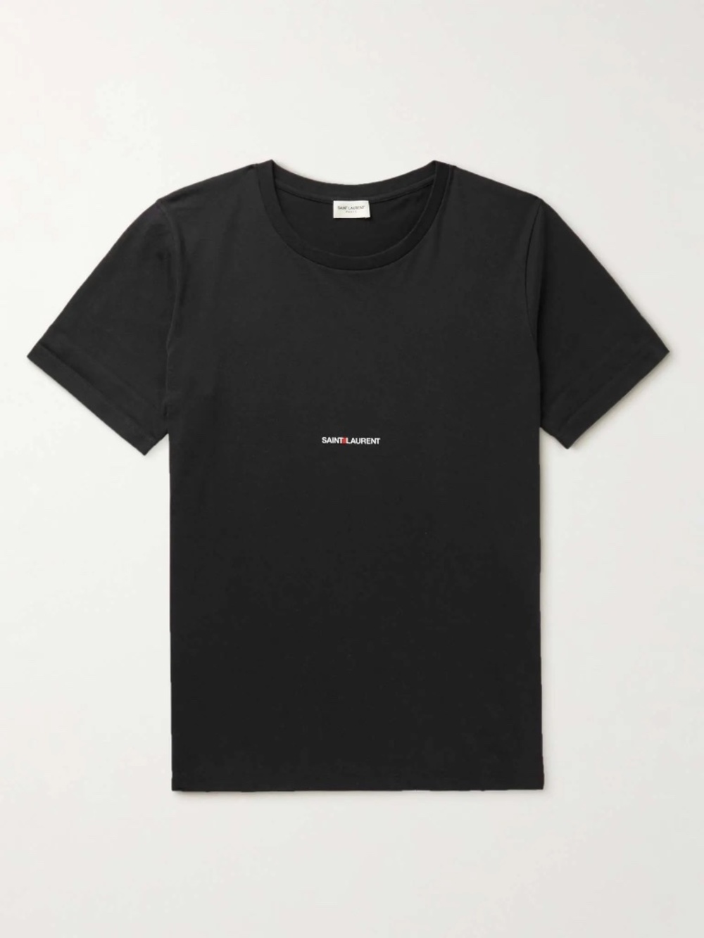 Yves Saint Laurent (YSL) Men’s Black Logo T-Shirt – Size Large